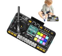 Kidi DJ Mix - Mixer avec gabarit | Clavier de Piano numérique avec Touches Lumineuses | Clés d'éclairage de la Station de DJ Portables | Jouet Musical interactif pour débutants, Jouet éducatif