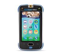 VTech Smartphone enfant KidiCom Max Bleu – évolutif, ultra résistant, photo intégrée – Version FR