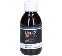 KIDIXX SLEEP® | Solution naturelle sommeil enfants dès 3 ans Mélisse, Passiflore & Camomille Sirop 125 ml