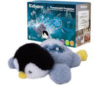 Kidiyana Doudou interactif avec aide à l'endormissement de bébé, peluche et projecteur de ciel, musique de sommeil et sons de la nature, capteur de mouvement et de vin, rechargeable, premier cadeau à