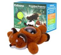 Kidiyana Doudou interactif avec aide à l'endormissement de bébé, peluche et projecteur de ciel, musique de sommeil et sons de la nature, capteur de mouvement et de vin, rechargeable, premier cadeau à