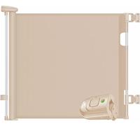 KIDIZ Clôture d'escalier, grille de protection de porte extensible jusqu'à 140 cm, barrière d'escalier sans danger pour les enfants pour bébés et animaux domestiques, grille de protection pour
