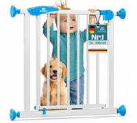KIDIZ® Grille de Protection pour Porte - Grille d'escalier - pour Animaux de Compagnie - sans perçage - Orientable des Deux côtés - 88-101 cm