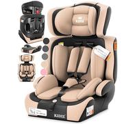 KIDIZ® i-Size R129 Siège auto pour enfant de 100 à 150 cm jusqu'à 12 ans, groupe 1/2/3 sans Isofix, siège enfant qui grandit avec le temps, harnais 5 points et appuie-tête réglable en hauteur