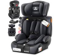 KIDIZ® i-Size R129 Siège auto pour enfant de 100 à 150 cm jusqu'à 12 ans, groupe 1/2/3 sans Isofix, siège enfant qui grandit avec le temps, ceinture 5 points et appuie-tête réglable en hauteur
