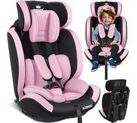 KIDIZ® Siège auto enfant | Siège auto pour bébé et enfant 9 kg - 36 kg / 1-12 ans | Groupe 1/2 / 3 | Siège auto enfant universel homologué selon ECE R129/03, Rosa