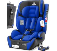 Kidiz® Siège auto pour enfant avec Isofix i-Size R129 100-150 cm jusqu'à 12 ans, siège auto pour enfant Groupe 1/2/3, siège pour enfant ajustable, ceinture 5 points et appuie-tête réglable en hauteur