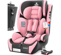 Kidiz® Siège auto pour enfant avec Isofix i-Size R129 100-150 cm jusqu'à 12 ans, siège auto pour enfant Groupe 1/2/3, siège évolutif, ceinture 5 points et appuie-tête réglable en hauteur, rehausseur
