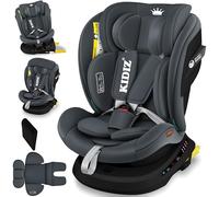 KIDIZ® Siège auto pour enfant avec Isofix i-Size R129 de 100 à 150 cm jusqu'à 12 ans, groupe 0/1/2/3, siège auto grandit, harnais 5 points, appuie-tête réglable en hauteur, rehausseur de voiture