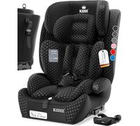 KIDIZ® Siège auto pour enfant avec Isofix i-Size R129 de 100 à 150 cm jusqu'à 12 ans, groupe 1/2/3, siège auto grandit avec la taille, ceinture 5 points, appuie-tête réglable en hauteur, rehausseur de
