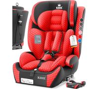 KIDIZ® Siège auto pour enfant avec Isofix i-Size R129 de 100 à 150 cm jusqu'à 12 ans, groupe 1/2/3, siège auto grandit avec la taille, ceinture 5 points, appuie-tête réglable en hauteur, rehausseur de