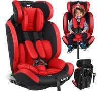 KIDIZ® Siège auto pour enfants avec Isofix groupe 1+2+3 9-36 kg Ceinture de sécurité à 5 points, Siège auto, siège pour enfants, Appuie-tête réglable | Rehausseur évolutif 1-12 ans, stable et sûr