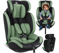 KIDIZ® Siège auto pour enfants et bébé 9-36 kg Groupe 1+2+3 Ceinture de sécurité à 5 Points Appuie-tête réglable ECE R129/03 Vert