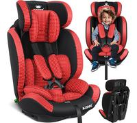 KIDIZ® Siège Auto Siège Auto Enfant | Siège Auto Bébé et Enfant 9kg - 36kg / 1-12 ans | Groupe 1/2 / 3 | Siège Auto Enfant Universel homologué selon ECE R129/03, Rouge