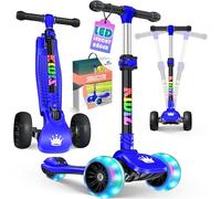 KIDIZ® Trottinette Pro1 à 3 Roues avec LED en polyuréthane - Hauteur réglable