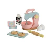 KidKraft Ensemble Cuisine et Pâtisserie Pastel en Bois, Accessoire Cuisine Enfant, Kit de Ustensile Cuisine Électroménager, Accessoire pour Dinette, Jouet Enfant dès 3 Ans, 63371