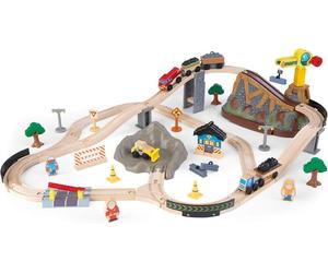 KidKraft circuit de train de construction avec seau