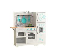 Kidkraft Cuisine en Bois pour Enfants Countryside Blanche + Accessoires - 53424