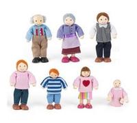 Ensemble famille de 7 poupées en bois pour maison de poupées - KidKraft