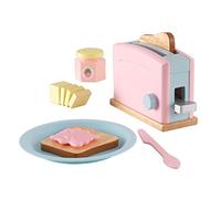 KidKraft Ensemble grille-pain en bois Pastel – Accessoire dinette, dès 3 ans – 63374