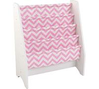 KidKraft Étagère suspendue blanche - motifs roses - 61 x 30 x 71 cm ; 14233