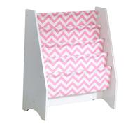 KidKraft Étagère suspendue blanche - motifs roses - 61 x 30 x 71 cm ; 14233