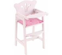 KidKraft lil' - Lil' Doll High Chair - blanc précis Blanc précis G