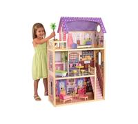 KIDKRAFT - Maison de poupées Kayla en bois + 11 pièces - Rose rose TU
