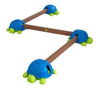 KidKraft Poutre d'équilibre Tortue Tranquille en Bois pour Enfants, Pierres d'équilibre pour Jeu - Pont d'équilibre - Aire de Jeux, Blocs d'équilibre, 20080