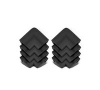 Kidkusion Lot de 8 protections d'angle Jumbo noir