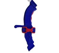 Kidluna Lot de 2 ArcFlèche Spider avec LED Rouge Bleu, Cible Araignée sur Pied & Carquois Araignée Jouet Cadeau Garçon 3 4 5 6 7 8 9 10 11 12 Ans, Jouet Jeux Cadeau Enfant 3-12 Ans Garçon Fille