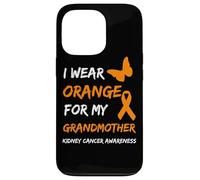 Kidney Cancer I Wear Orange for My Grandmother Ribbon Coque pour iPhone 13 Pro