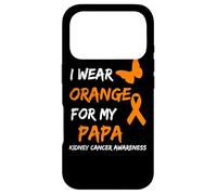 Kidney Cancer I Wear Orange for My Papa Ribbon Coque pour iPhone 17 Pro
