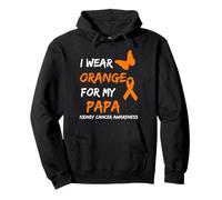 Kidney Cancer I Wear Orange for My Papa Ribbon Sweat à Capuche