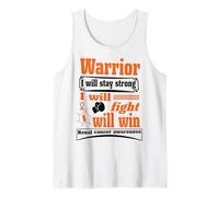 Kidney Cancer Warrior I Will Stay Strong I Will Fight I Will Débardeur