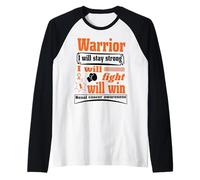 Kidney Cancer Warrior I Will Stay Strong I Will Fight I Will Manche Raglan