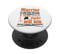 Kidney Cancer Warrior I Will Stay Strong I Will Fight I Will PopSockets PopGrip Adhésif