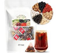 Kidney Tea Formula Ginseng Six Treasure Tea, Ginseng Six Treasure Suitable for Both Men and Women (1 BOX)