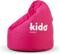 Kido By Diablo Pouf pour enfants avec remplissage Pouf Gaming Fauteuil Beanbag Couleur : Rose