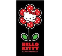 kidparadise Drap de Plage Coton Hello Kitty - Serviette de Bain en Coton pour Enfant (G)