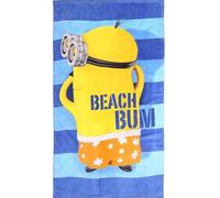 kidparadise Drap de Plage Coton Minions - Serviette de Bain en Coton pour Enfant (G)