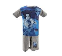 kidparadise Ensemble été garçon - Ensemble Plage T Shirt Enfant - Pyjama (FR/ES, Âge, 6 Ans, Taille Normale, Naruto Pyjacourt Gris)