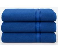 kidparadise Serviette De Bain 70x140 - Lot 3 Serviettes De Bain Coton (Bleu)