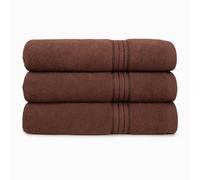 kidparadise Serviette De Bain 70x140 - Lot 3 Serviettes De Bain Coton (Marron)