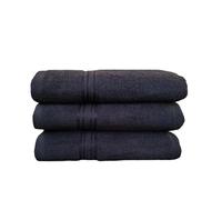 kidparadise Serviette De Bain 70x140 - Lot 3 Serviettes De Bain Coton (Noir)