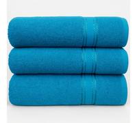 kidparadise Serviette De Bain 70x140 - Lot 3 Serviettes De Bain Coton (Turquoise)