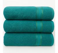 kidparadise Serviette De Bain 70x140 - Lot 3 Serviettes De Bain Coton (Vert)