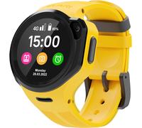 Kidphone 4gr 4g Smart Watch For Kids, Gps Tracker For Boys And Girls, Kidgram Messaging With Secure Content, Two-Way Audio And Video Calls, Sos, Photo (Yellow)