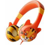 Kidrox® Casque Enfant Audio (1-7 Ans) Filaire avec Protection de Volume maximale 85 DB résistant et Flexible conçu pour Les Enfants, Jack 3,5 mm, Casque Enfant Anti Bruit pour Mobile, Tablette, PC.
