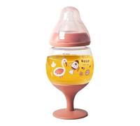 Kids - 180ml No Spill Drop Resistant Lightweight Training Water with Easy Grip Design | Drinking for Breastmilk Weaning Practice Travel Home Bedtime Feeding